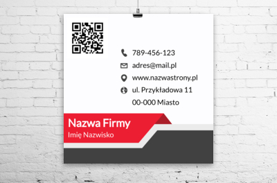 Dynamiczna estetyka dla profesjonalnej marki, Motywy, Kod QR - Plakaty Wielkoformatowe Netprint