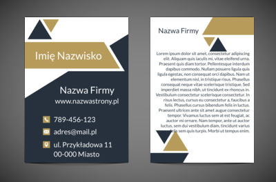 Geometryczny porządek w biznesowej odsłonie, Motywy, Uniwersalne - Ulotki Netprint