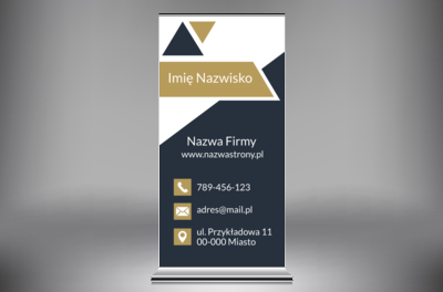 Profesjonalna prezentacja w nowoczesnym stylu, Motywy, Uniwersalne - Roll-up Netprint