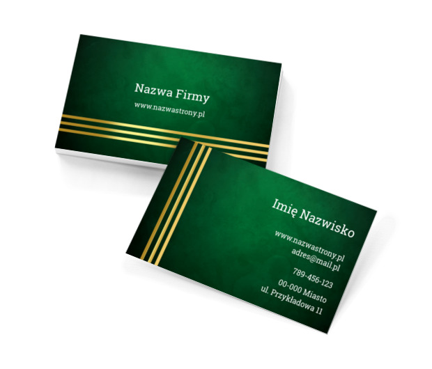 Klasyczna elegancja dla branży finansowej, Finanse i ubezpieczenia, Kredyty / Pożyczki - Wizytówki Netprint szablony online