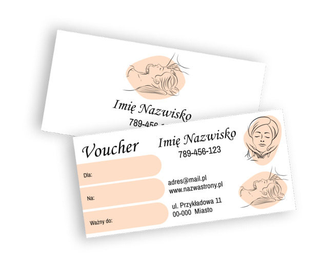 Podaruj chwilę świadomego relaksu, Medycyna, Masażysta - Vouchery Netprint szablony online