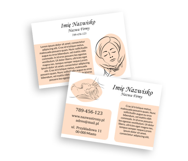 Sztuka masażu zamknięta w jednej ilustracji, Medycyna, Masażysta - Ulotki Netprint szablony online