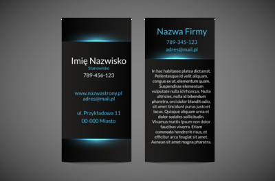 Minimalizm z neonowym akcentem - Netprint
