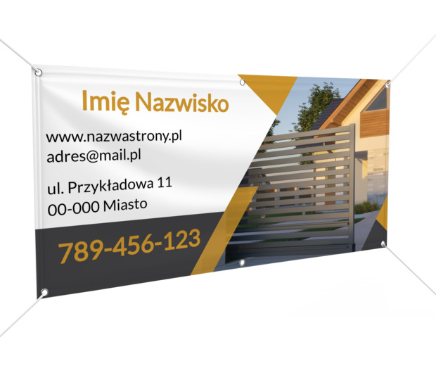 Brama, która otwiera drogę do klienta, Budownictwo, Remont i Wykończenia - Banery Netprint szablony online