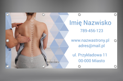 Fachowa pomoc dla sprawnych pleców, Medycyna, Rehabilitacja - Banery Netprint