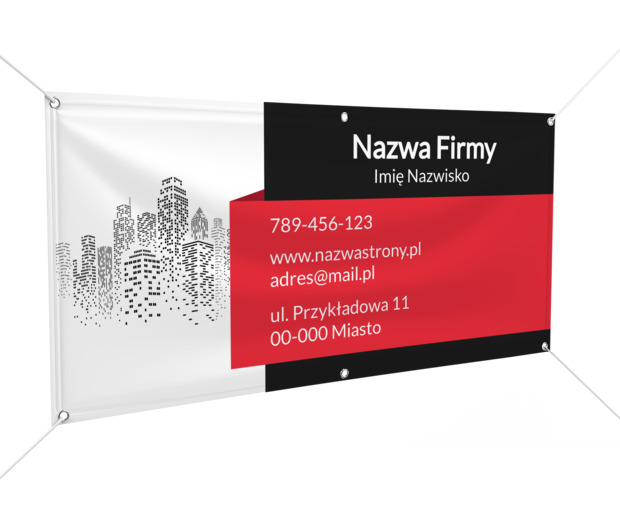 Twoja oferta na miejskim horyzoncie, Nieruchomość, Biuro nieruchomości - Banery Netprint szablony online
