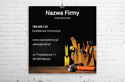 Warsztat fachowca na pierwszym planie - Netprint